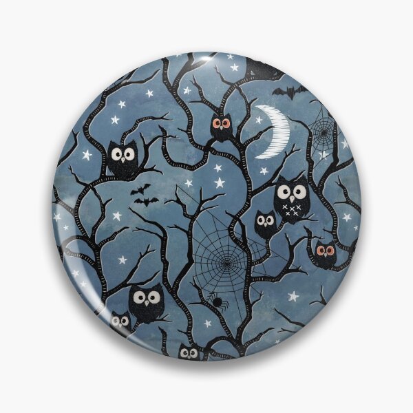 Spooky woods owls Pin