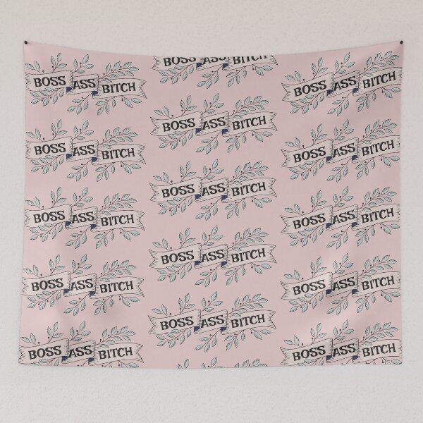 Item preview, Boss Ass B*tch / Boss Girl / Boss babe / Girl Power / Feminist / Banner / Fierce / designed and sold by artenvironments.