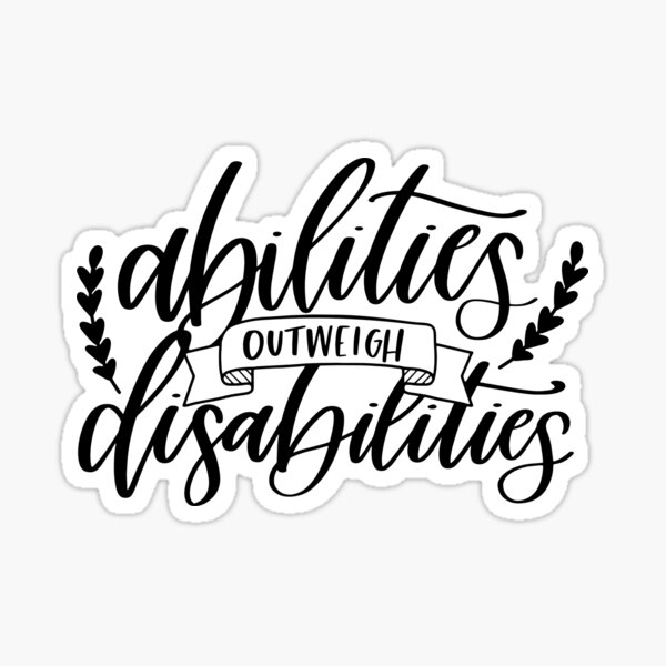 Disability Happens decal
