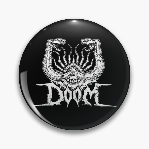Item preview, Doom Crest (For Dark Shirts) designed and sold by Lost In Shirts.