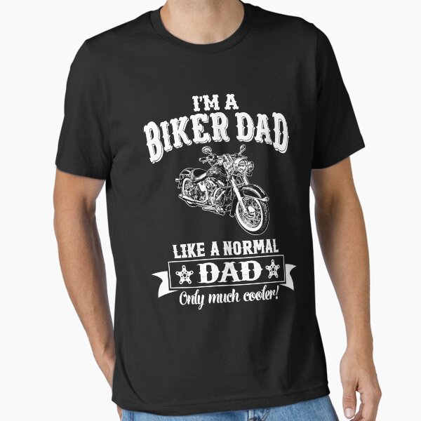 Item preview, I'm a Biker Dad , Like Normal Dad , Only Cooler . T Shirts , Mugs , Phone Cases , Duvets and More designed and sold by sloganz.
