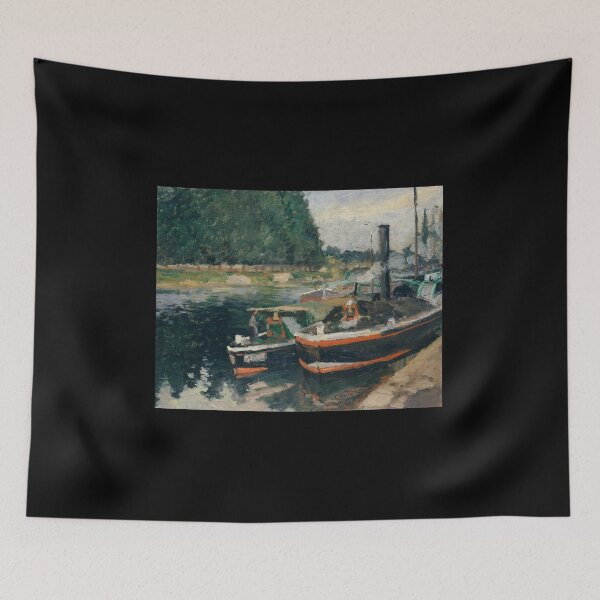 Item preview, Barges at Pontoise designed and sold by Tizeru.