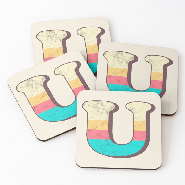 Item preview, Vintage U, vintage alphabet, typography, vintage font, Retro U, retro font designed and sold by OkihanaShop.