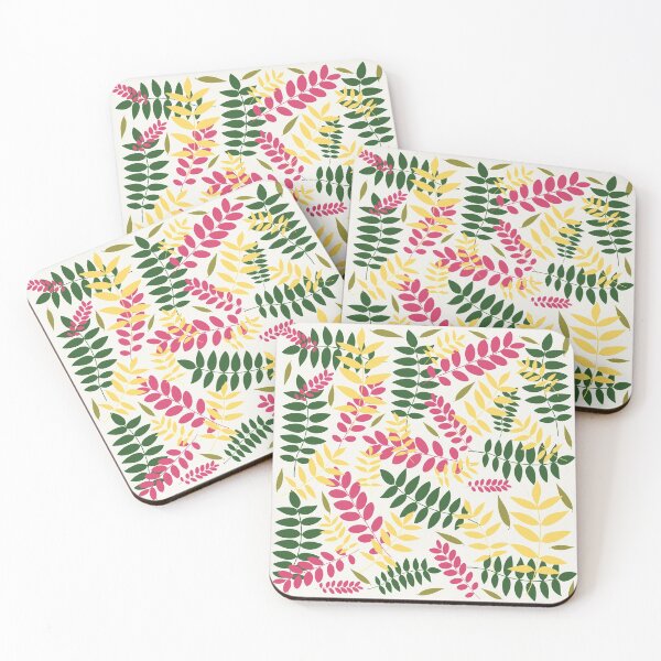 Item preview, Joyful pastel leaves pattern  designed and sold by Simplulina.