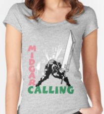 Midgar Calling Women's Fitted Scoop T-Shirt
