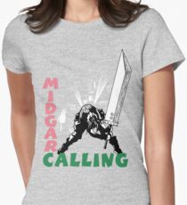Midgar Calling Women's Fitted T-Shirt