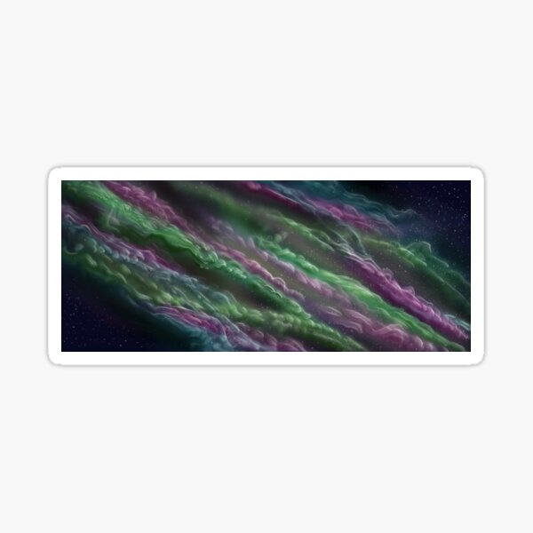 Cotton candy cloud galaxy Sticker