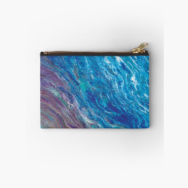 Item preview, Blues and Lavenders Paint Pour designed and sold by JuliaLyn.
