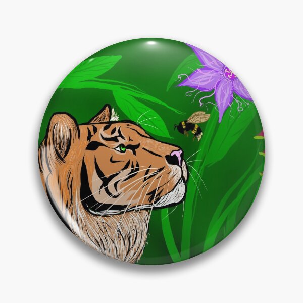Item preview, Tiger with Bee designed and sold by Insomniac-Tiger.