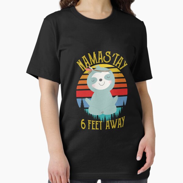 Item preview, Namast'ay 6 Feet Away Sloth - Social Distancing designed and sold by nourel.