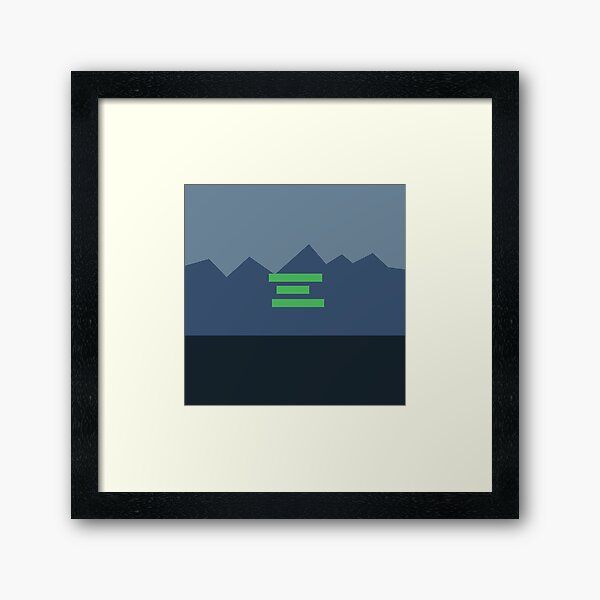 ye minimal album cover Framed Art Print