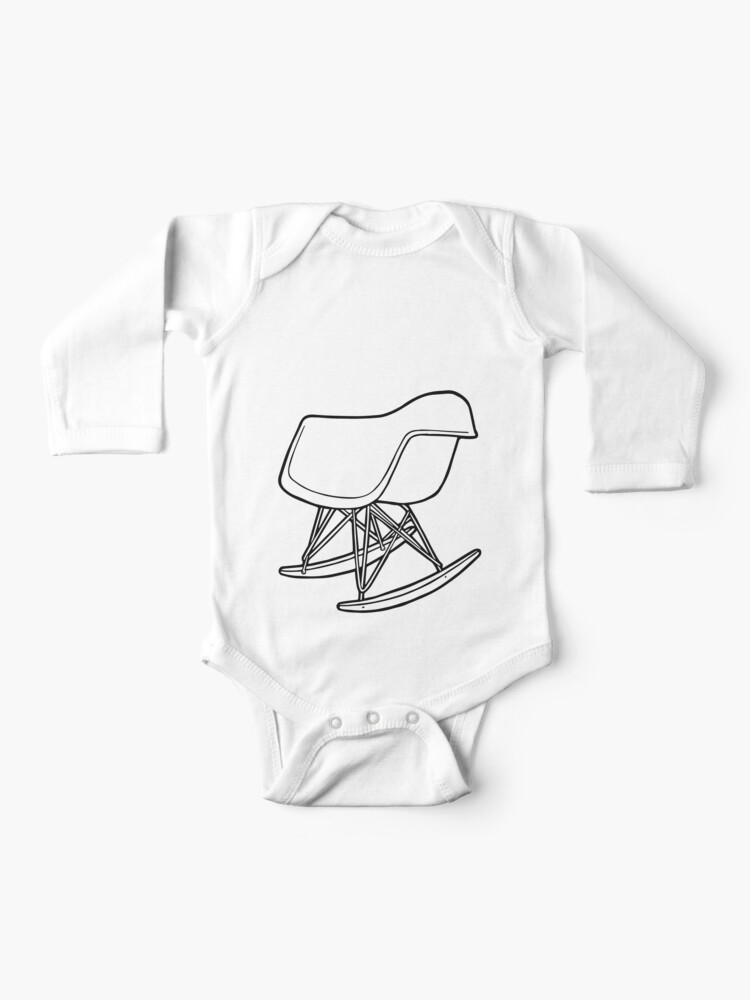 Eames Armchair Rar Baby One Piece By Artsyvectors Redbubble