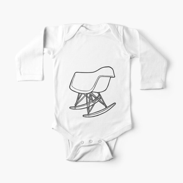 Jacobsen Egg Chair Baby One Piece By Artsyvectors Redbubble