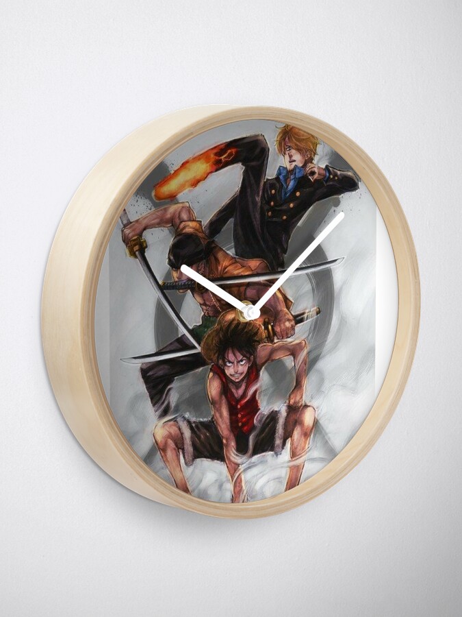 3d clock with leds cutout one piece