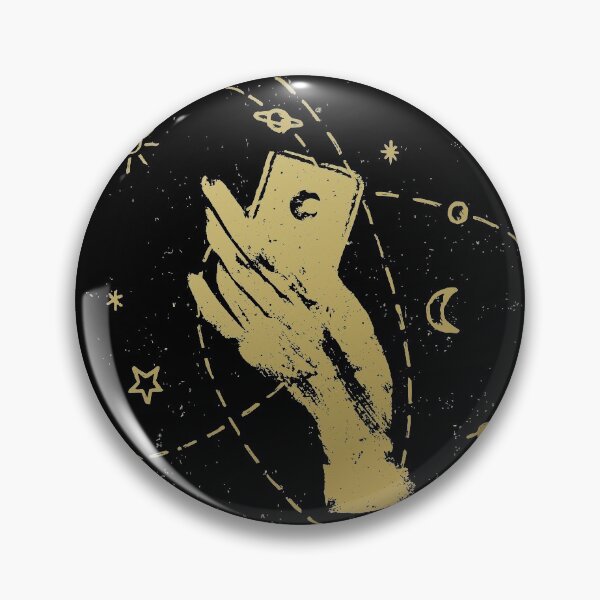 Item preview, Witch's hand with symbolic cosmos illustration designed and sold by NONUMMYdesign.