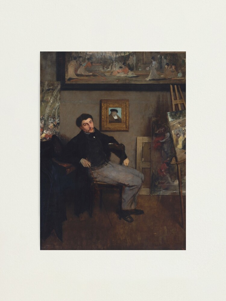 Edgar Degas c. 1867 68.jpg James Jacques Joseph Tissot 1836 1902 Photographic Print