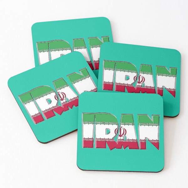 Item preview, Iran Font With Iranian Flag designed and sold by Havocgirl.