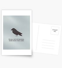 spare a raven, send a card Postcards