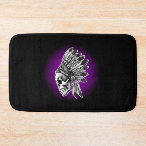 Item preview, Purple Indian skull  designed and sold by Captainhalfblk.