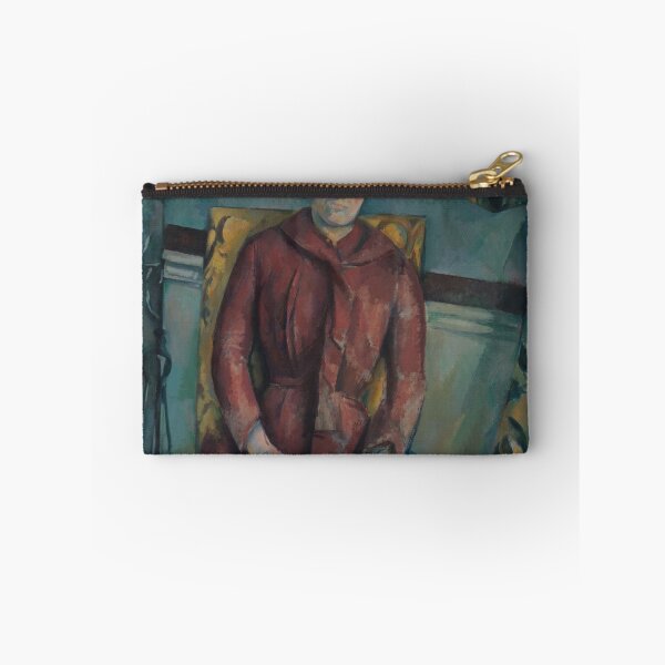 Item preview, Madame Cézanne (Hortense Fiquet, 1850-1922) in a red dress designed and sold by Tizeru.