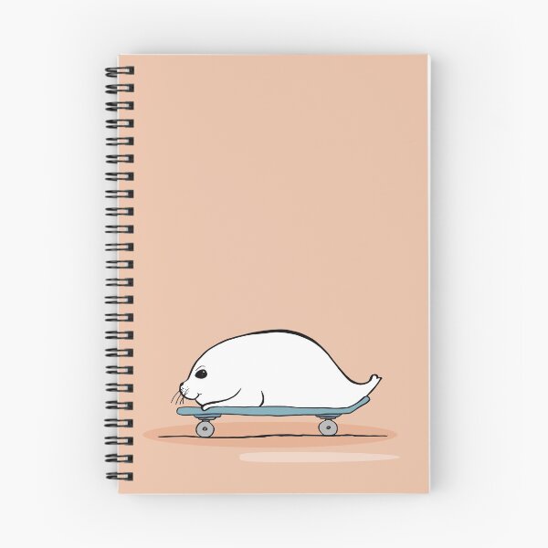 Item preview, Seal Riding a Skateboard on Its Belly designed and sold by Otter-Grotto.