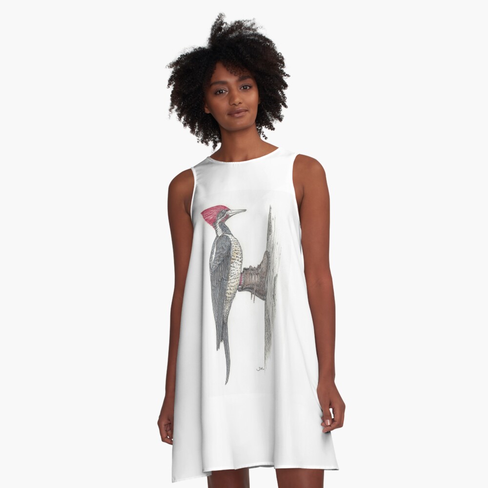 Item preview, A-Line Dress designed and sold by JimsBirds.
