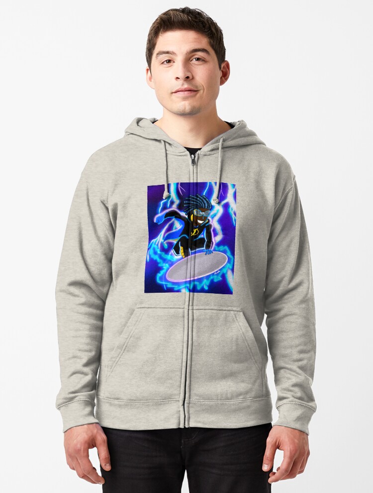 static shock hoodie