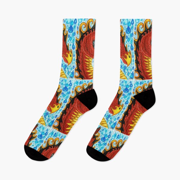 Item preview, Red Water Dragon designed and sold by Melanie Jeyakkumar.