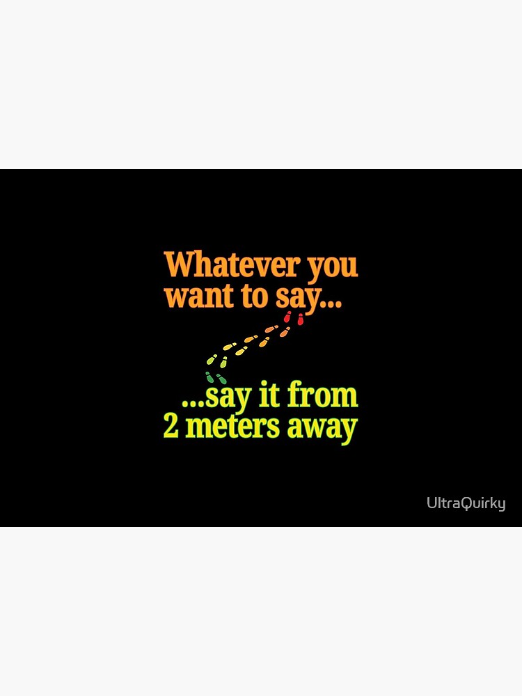 Social Distancing 2 Meters. by UltraQuirky