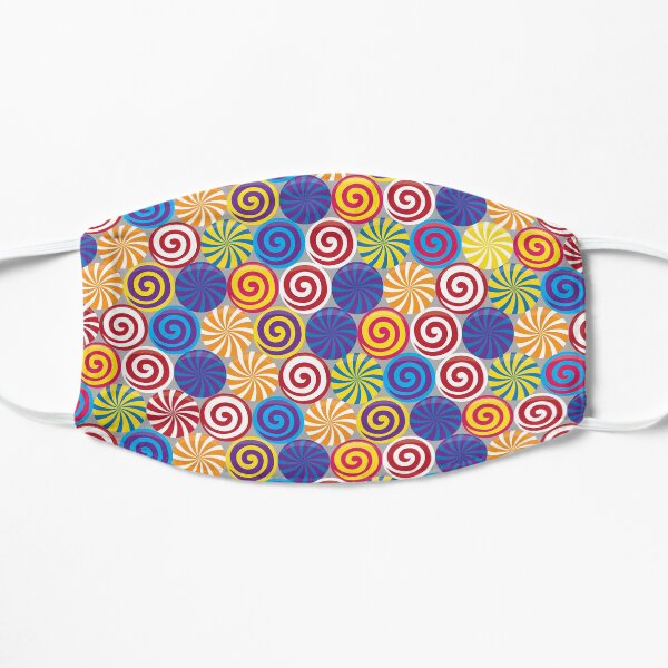 Hard Candies (Pattern) Flat Mask