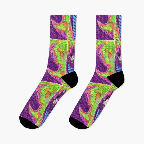 Item preview, Purple Earth Dragon designed and sold by Melanie Jeyakkumar.