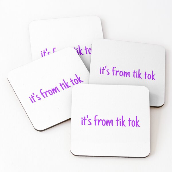 Item preview, “it’s from tik tok” purple design designed and sold by claudiahazzard.