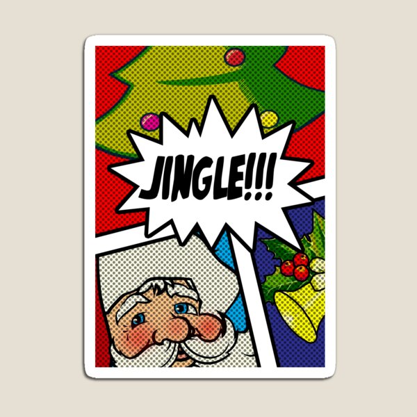 Artikelvorschau, Pop Art Jingle Bells entworfen und verkauft von SquareDog.