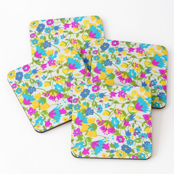 Item preview, Field of Flowers (Gray and Violet) by David Rose Designs designed and sold by Sartabanfi.