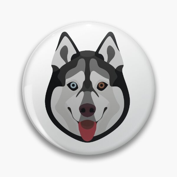 Item preview, Illustration dogs face Siberian Husky designed and sold by GreenOptix.