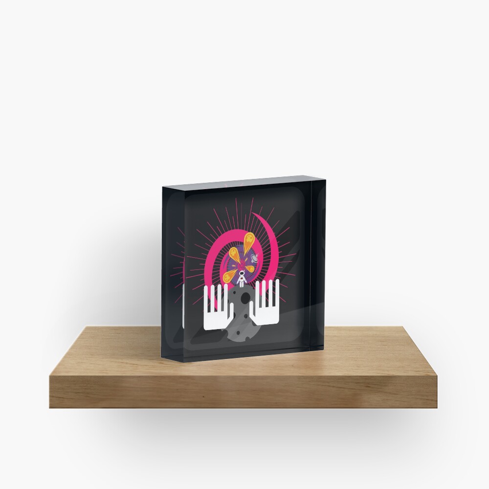 Left Behind Acrylic Block