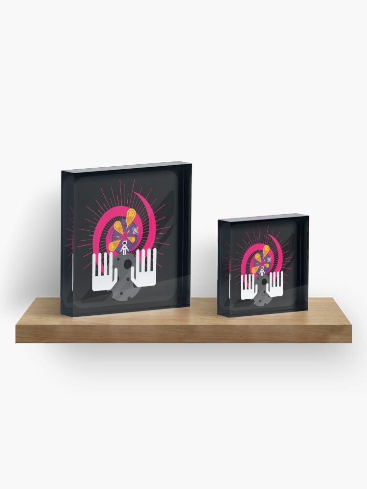 Alternate view of Left Behind Acrylic Block