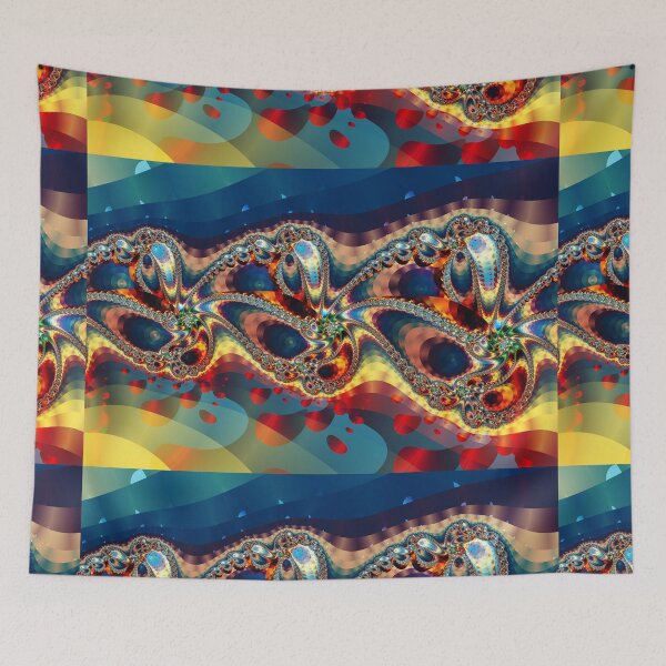 Item preview, Galaxy Flower Fractal designed and sold by pinkal.