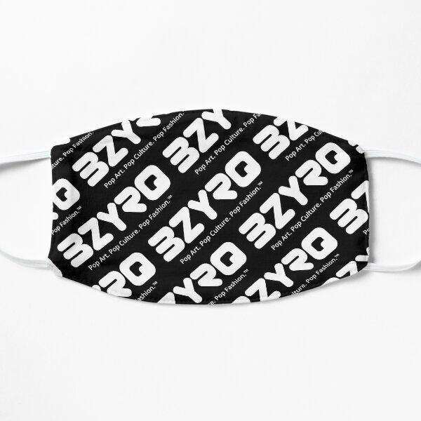 BZYRQ Logo (White on Black) Flat Mask