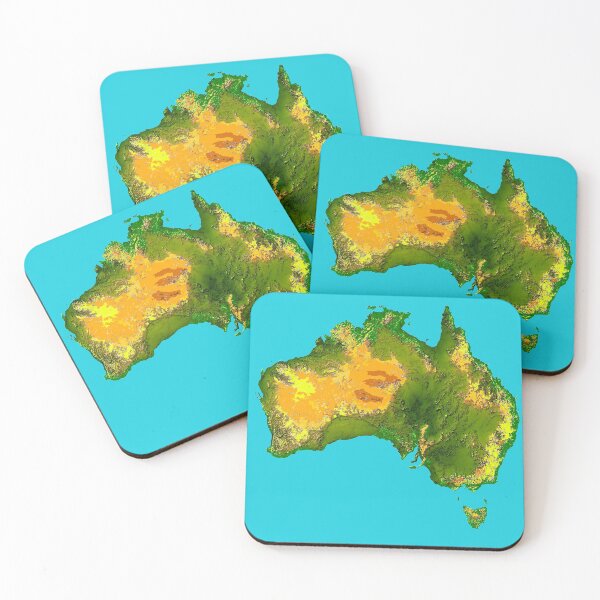 Item preview, Australia Physical Map designed and sold by Havocgirl.
