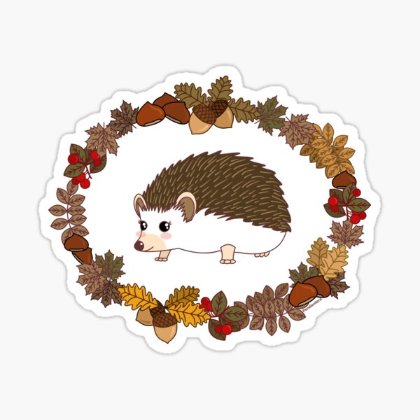 Item preview, Kawaii hedgehog designed and sold by Pendientera.