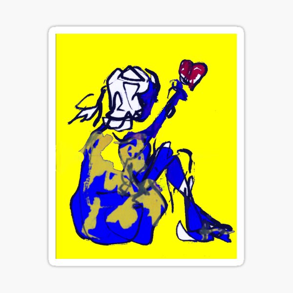 Kind mit Herz Sticker