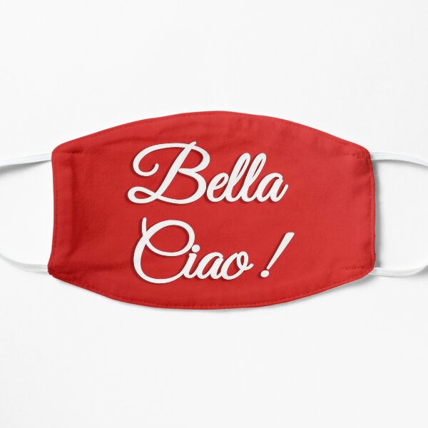 Italian Song Face Masks Redbubble - roblox id bella ciao youtube