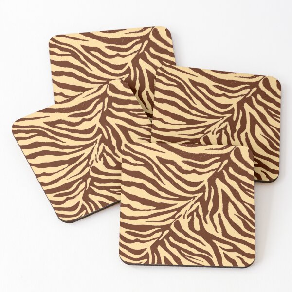 Item preview, Zebra Stripe 2 Shades of Brown designed and sold by yonni.
