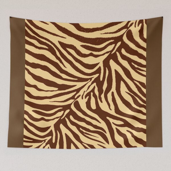 Item preview, Zebra Stripe 2 Shades of Brown designed and sold by yonni.