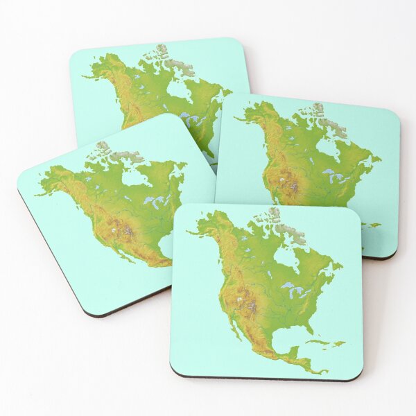 Item preview, North America Physical Map designed and sold by Havocgirl.