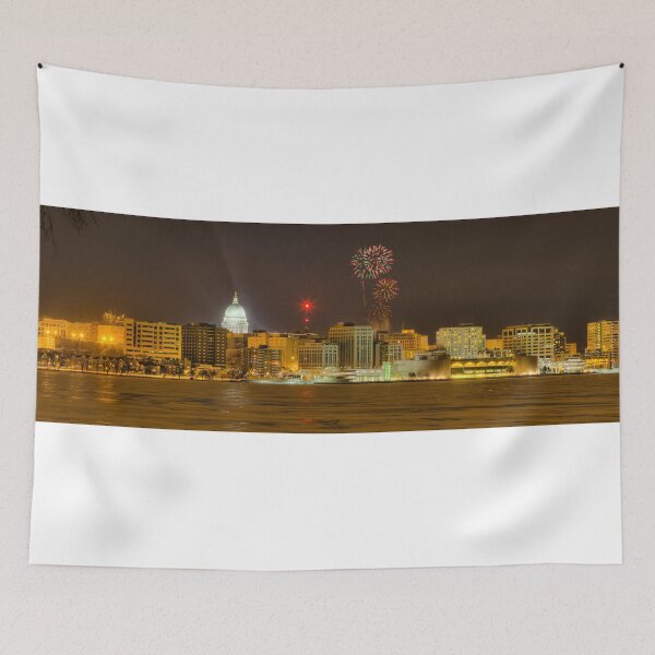 Artikelvorschau, Madison Skyline Silvester entworfen und verkauft von StevenRalserPhoto.