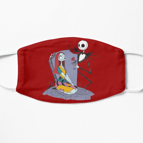 Jack and Sally Flat Mask