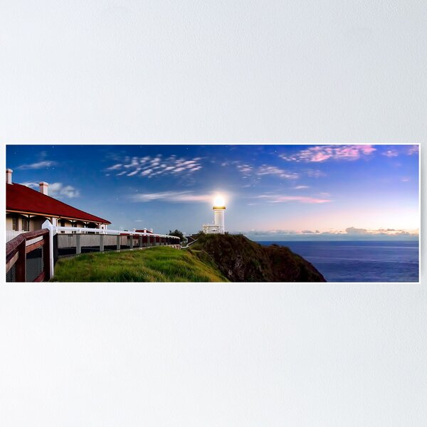 Item preview, Byron Bay Lighthouse - Panorama designed and sold by Maxwell Campbell.