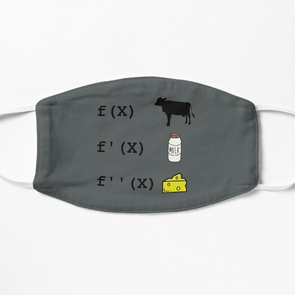 Funny Derivative Analysis Mathematics Math Teacher Flat Mask